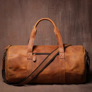 Luxury Genuine Leather Travel Bag
