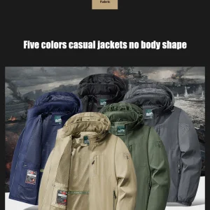 Men's Detachable Hooded Jacket