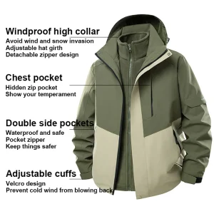 Men's and Women's Outdoor Waterproof And Windproof Jacket