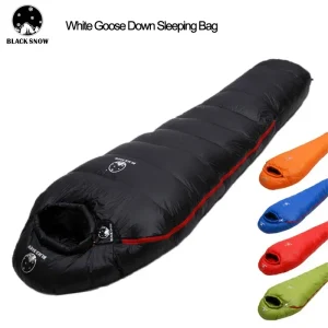 Goose Down Filled Adult Mummy Style Sleeping Bag